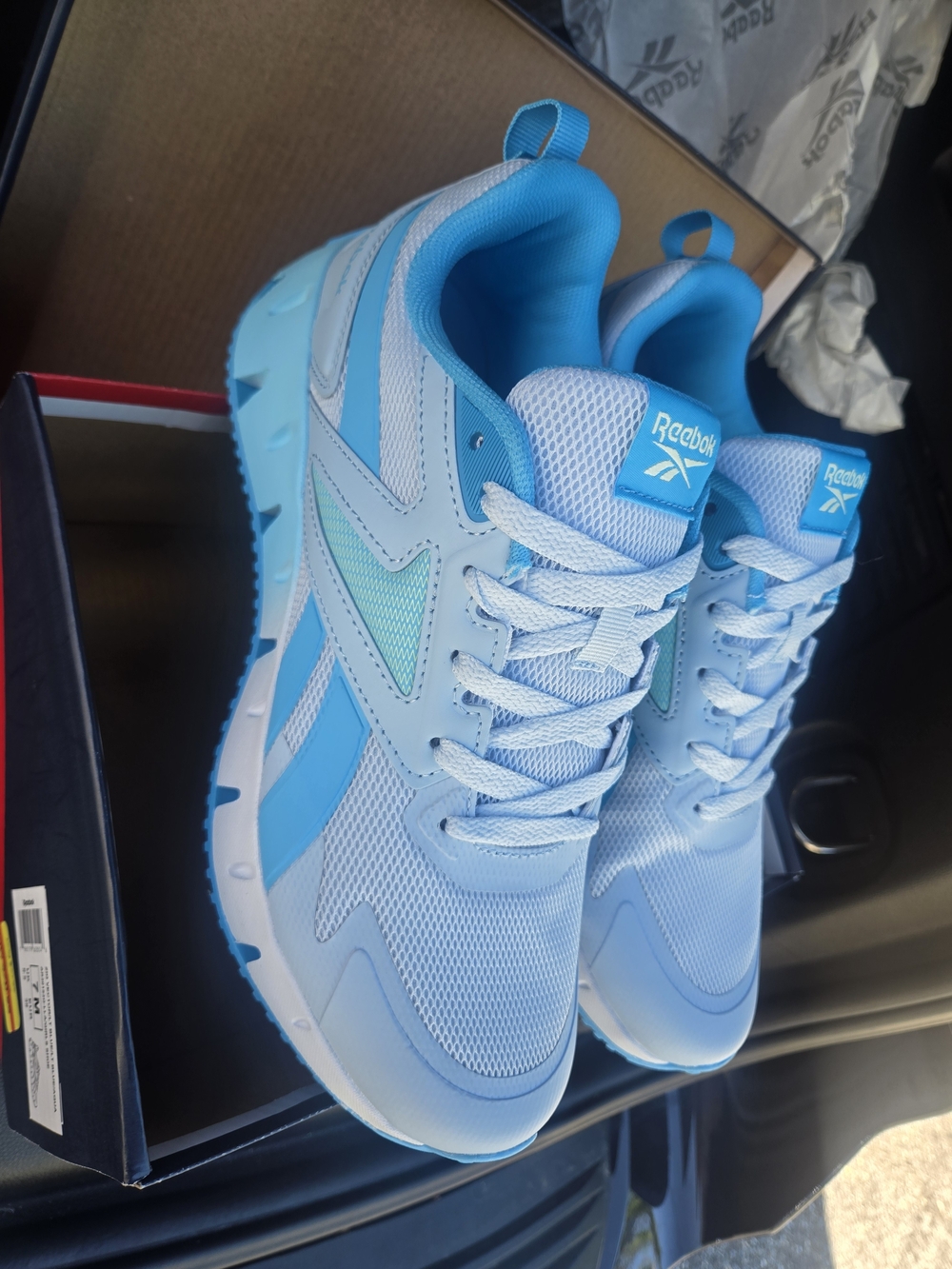 Reebok Women's Light Blue Athletic Sneakers